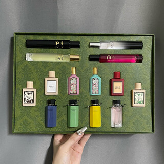 Guchguchi sample set mini 14-piece perfume gift box counter gift box valentine's day gift for girlfriend + gift bag 14-piece set
