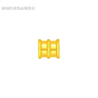 Khsk old phoenix 999 pure gold small waist pendant small waist hand-woven diy small accessories light luxury 0.02g