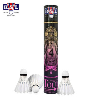 亚狮龙（RSL）羽毛球鸭毛球耐打稳定比赛训练RSL4号PLUS 12只装76速