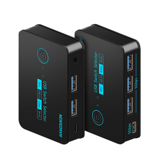 Multiple usb shared switches share a set of kvm 2 inputs and 4 outputs hu 2 inputs and 4 outputs usb3.0 switch (with type-c output 4