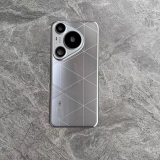 Suitable for huawei pura70 back cover original disassembly glass p70pro+ battery back cover mobile phone protective case back panel huawei p70pro+ light woven silver back cover original disassembly
