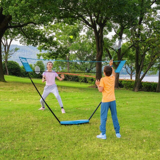 Decathlon badminton net standard net outdoor portable badminton net frame blocking wind-resistant badminton quick-opening net ivj1 3m quick-opening net - hushuilan 2025 new model