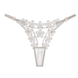 Large size adjustable sexy pure desire thong sweet underwear open couplet t pants for women white one size fits 80150jin jin is equal to 0.5 kg