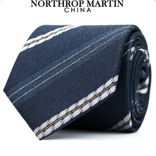 North.martin new high-end silk tie men's business stripe high-end mulberry silk hand-knotted wedding box new year's day gift