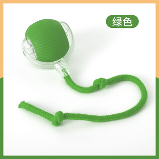 Kitten diary cat toy self-enjoyment and relief from boredom intelligent cat funny ball automatic cat funny stick energy-consuming tumbling ball electric rolling ball green cat funny rope version intelligent pet interactive ball