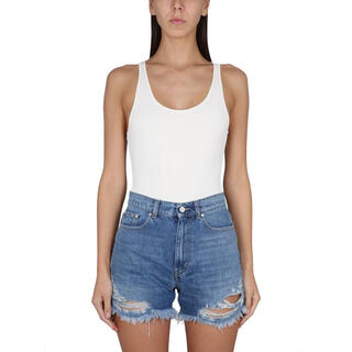 Stella mccartney co luxury women's bodycon knit bodysuit white 20 | m