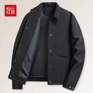 Red bean jacket men's business casual lapel spring and autumn 2025 new style young and middle-aged simple versatile workwear jacket