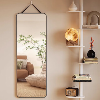 Mu hanyue full-length mirror wall-mounted self-adhesive wall-mounted dressing mirror home wall-mounted fitting mirror girls' bedroom advanced lanyard mirror