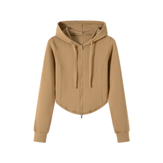 Juactive paper man jacket sports women's yoga wear slim long sleeve women's pilates running fitness wear women's iced coffee m