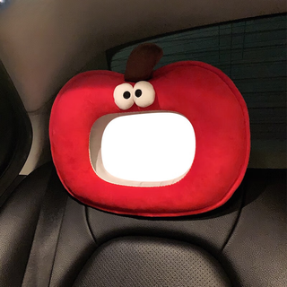 Xushansi car safety seat observation mirror reverse baby reflector basket rearview mirror car rear baby view red apple eye observation mirror