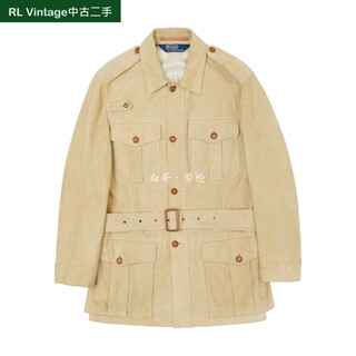 Polo Ralph Lauren【M】Vintage中古 Polo 皮衣夹克 Ralph Lauren/拉夫劳伦YD041 现货 YD041 M