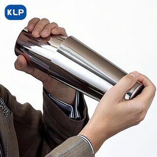 Klp jing series boston mixer mixing cup stainless steel shaker professional high mirror bar tools silver tools silver