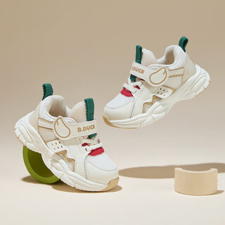 B.duck little yellow duck children's shoes children's toddler shoes boys and girls baby functional sports shoes versatile and lightweight 6809 beige 22