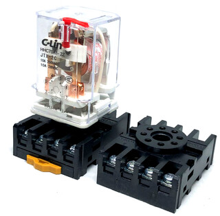 Yuechangsheng xinling brand hhc70a1-2z jtx-2c hhc70a1-3z jtx-3c small intermediate electromagnetic relay with pf-083a socket (set) jtx-3c (11 pins) dc220v