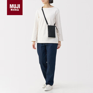Muji is not easy to get wet, mini thin small shoulder bag, black 5a mini bag