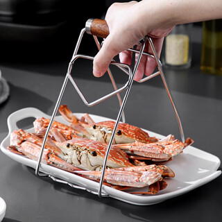 Home katei story japan 304 stainless steel anti-slip plate lifter kitchen bowl clamp steamed vegetable plate clamp anti-scalding clip artifact 304 stainless steel plate lifter
