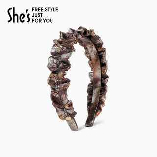 She s akiko barbie overture maillard high skull headband pressed hair headband hairpin clip hair accessories birthday gift for women gold k0