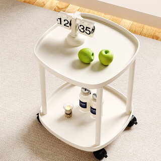 姗姗木艺床头柜卧室小茶几可移动边桌边几床边置物架小桌子收纳柜