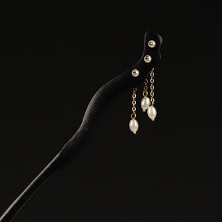 New chinese style ebony hairpin, retro atmospheric style, hand-carved, elegant, daily hanfu hairpin, zhensu