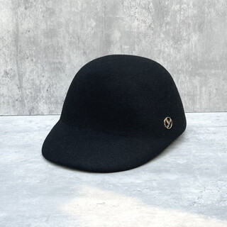 ZOOMSTAR25新款英伦复古呢料马术鸭舌帽 黑色 Y字小檐羊毛马术 M(56-58cm)
