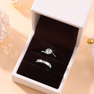 Dr hard one lifetime diamond ring, sterling silver wedding ring, proposal, wedding couple's ring, wedding adjustable couple's ring, twisted arm snowflake diamond ring for couple, one gift box, opening adjustable