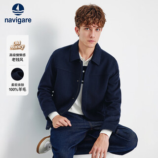 Navigare italian dinghy 2025 winter men's casual woolen coat full wool jacket jacket 1331415501