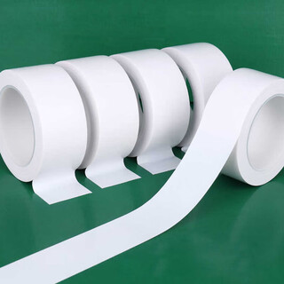 Hudun white tape logo pvc warning tape color safety line warning tape ground line landmark line ground protective film workshop marking floor tape white 48mm*33 meters w4833