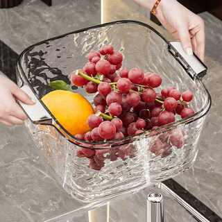 Muya high-looking vegetable sink drain basket multi-functional kitchen fruit tray light luxury high-end living room vegetable basket