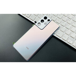 Samsung (samsung) is suitable for samsung original glass back cover s21ultra original battery back case s21+ mobile phone rear screen s21ultra fantasy silver original factory original shell