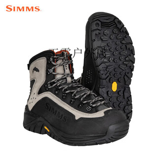 Simms wading shoes g3 guide fishing shoes wading boots rubber sole anti-slip fly lure outdoor shoes for men black gray