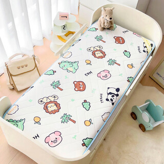 Class a children's mattress latex nap kindergarten special baby crib soft cushion splicing bed small mattress mat animal set thickness about 4-5cm soft and breathable 90x200cm