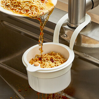 Home katei story japanese hanging sink drain basket kitchen sink separates food residue filter basket fruit cleaning drain basket