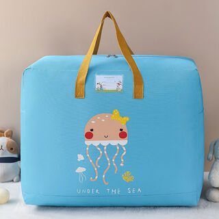 Shantou lincun special zone 1 piece 30% off 2 pieces 40% off 3 pieces 50% off kindergarten quilt storage bag 1045*18 points 5*3 58*28*48cm winter quilt 12jin jin equals 0.5kg within smurf upgrade thickened wear-resistant oxford