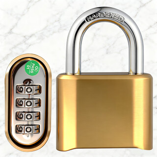 Auburn combination lock large padlock student dormitory lock indoor and outdoor door lock waterproof and rust-proof metal lock 1608