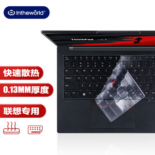 极川 联想ThinkPad X1 Carbon Aura Al键盘膜2025款笔记本电脑键盘保护膜 TPU超薄透明防水防尘罩