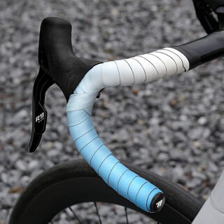 Westbiking road handlebar with bicycle handlebar wrapping belt thickened shock-absorbing anti-slip brushed gradient aurora strap gradient blue thickened shock-absorbing_anti-slip breathable free