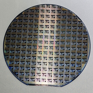 Crystal cpu wafer wafer photolithography integrated circuit chip semiconductor silicon wafer teaching science test six-inch no. 15 free acrylic bracket