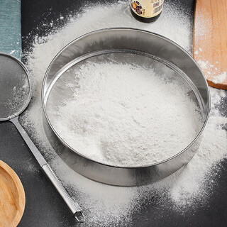 Muya sieve flour sieve household baking tools sieve mesh stainless steel filter flour sieve flour basket handheld ultra-fine