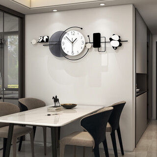 Jiujiuda wall clock living room 2025 high-end atmospheric decoration creative clock wall hanging restaurant light luxury modern simplicity