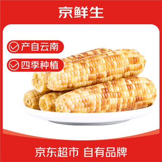 Beijing fresh raw yunnan fragrant glutinous small corn 4 jin jin is equal to 0.5 kg xishuangbanna small flower glutinous sticky corn low-fat fitness source straight hair