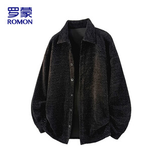 Romon flight jacket men's outerwear 2025 autumn and winter new loose trendy brand cardigan casual high-end tops clothing