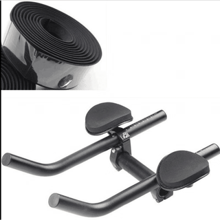 Xide sheng is suitable for aluminum alloy long-distance bicycle rest handles, mountain bikes, road bikes, split-type detachable deputy handles, new shape round handles + handlebar straps