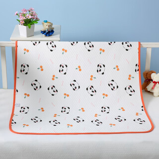 Other baby diaper pads waterproof and leak-proof pure cotton breathable large diaper pad baby double-sided diaper mattress menstrual aunt pad cherry panda 100x150cm