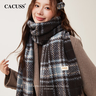 Cacuss scarf for women, autumn and winter warm neck scarf, neck protector, cold-proof outer shawl, new year's day birthday gift for girls