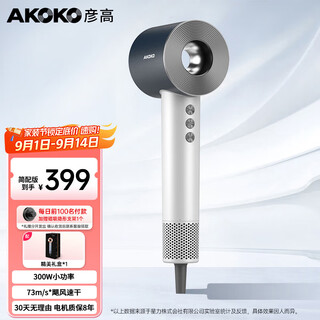 Yangao akoko yangao hair dryer for home dormitory use for students 800w negative ion hair care high speed low power 500w gift birthday gift for women simple version - extreme blue (300w)