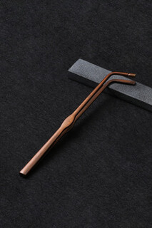Wen yijia japanese-style handmade copper tea clips tweezers liujunzi tea ceremony kungfu tea set accessories high-end copper tea clips tea ceremony accessories