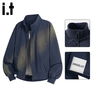 Chocoolateit commuting loose jacket men's winter new american high street executive casual jacket navy xl