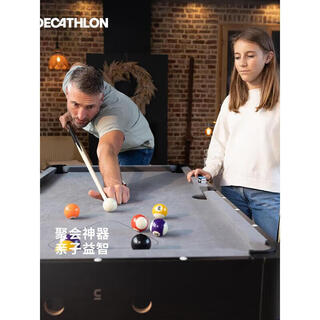 Decathlon foldable small home pool table gray one size-4265219