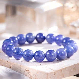 Hongchen liuxi 7a+tanzania old mine jewelry grade dark blue purple tanzanite bracelet natural crystal jade color treasure bracelet for women 7a+tanzanite bracelet 7mm
