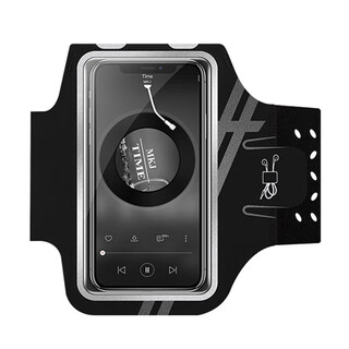 Oimg running mobile phone arm bag arm arm cover for men's sports and fitness special arm bag outdoor women's arm bag black large size (universal within 6.9 inches)